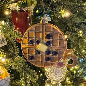 Old World Christmas Waffle Blown Glass Unique Christmas Ornaments